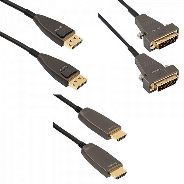 Ассортимент L-com пополнили оптические кабели HDMI, DP и DVI длиной до 100 м