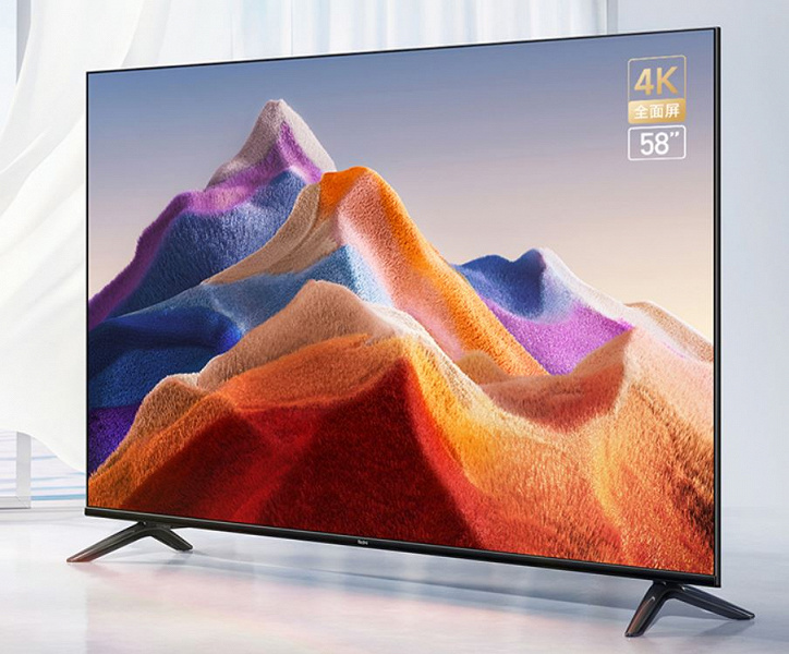 58-дюймовый 4К-телевизор за 245 долларов. Представлен Redmi A58 2022