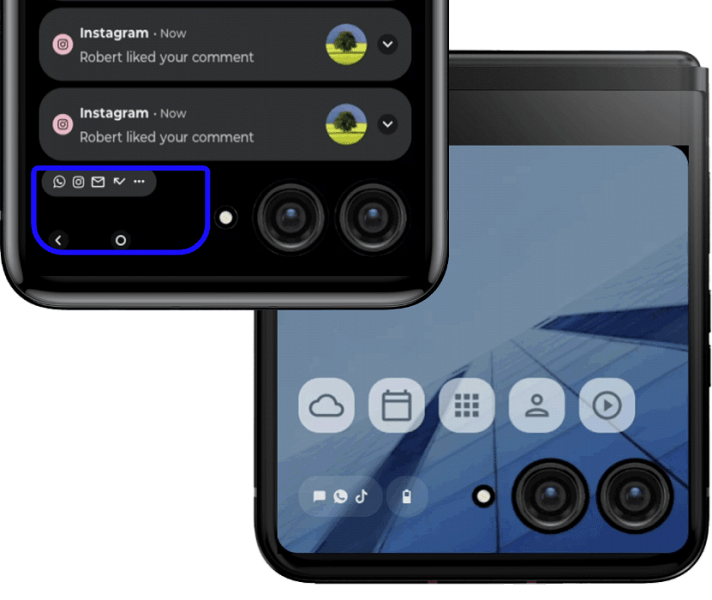 Раскладушка Motorola Razr 2023 получит огромный внешний экран на всю панель