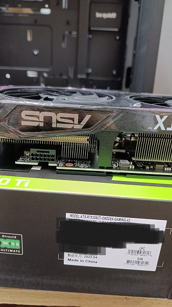 Такая GeForce RTX 3060 Ti будет пожароопасной? Модель Asus Atlas Shark получила разъём питания 12VHPWR 