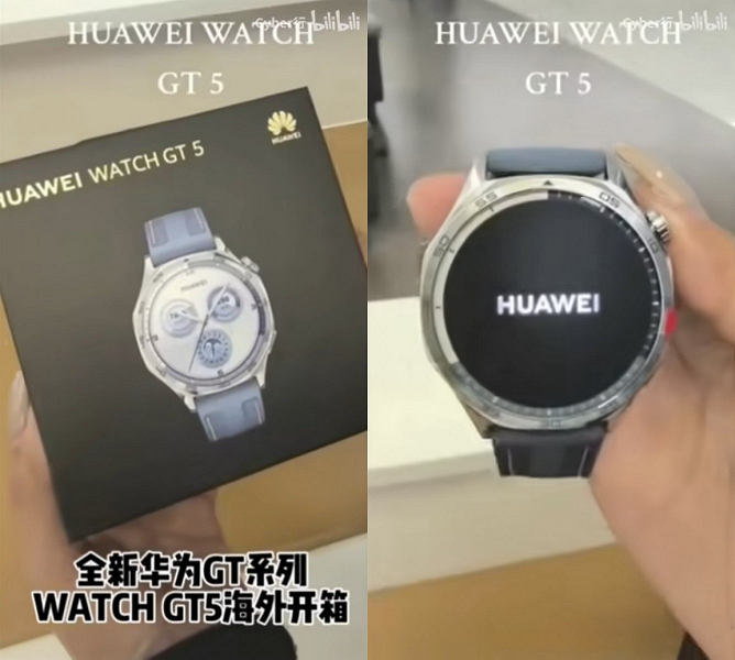 Первое живое видео: умные часы Huawei Watch GT 5 засветились в сети до анонса