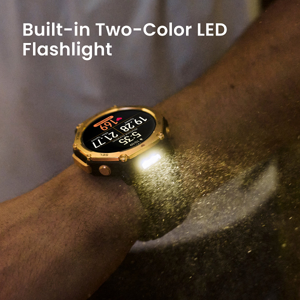 Представлены Amazfit T-Rex 3 Pro: неубиваемые смарт-часы со встроенным фонариком, временем работы почти месяц и титановым безелем