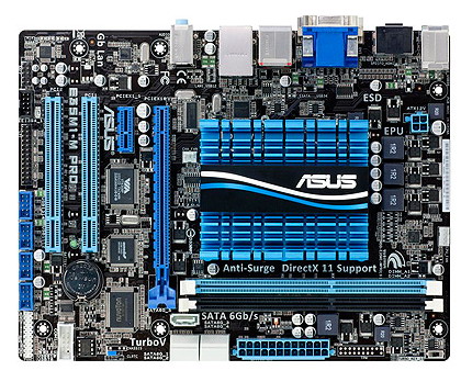 Материнская плата ASUS E35M1-M Pro формата microATX на APU-процессоре AMD E350