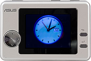 Изображение виджета «Часы» на OC Palm