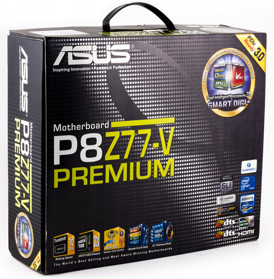 Упаковка материнской платы ASUS P8Z77-V Premium
