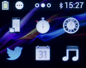 Скриншот с умных часов Sony SmartWatch 2