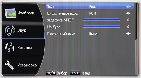 ЖК-монитор BenQ E24-5500, меню