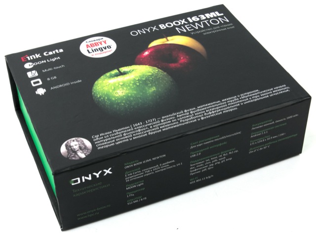 Упаковка Onyx Boox i63ML Newton