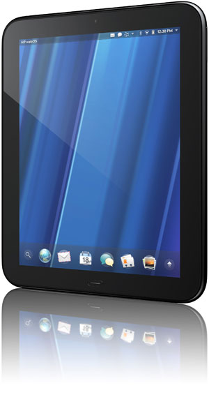 Внешний вид планшета HP TouchPad