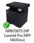 МФУ Hewlett-Packard LaserJet Pro M435nw в сети