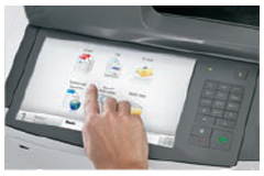 МФУ Lexmark X950, панель управления