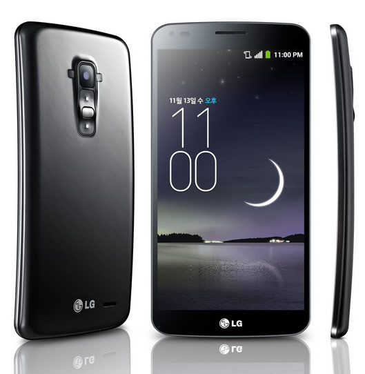 Смартфон LG G Flex оснащен шестидюймовым экраном 