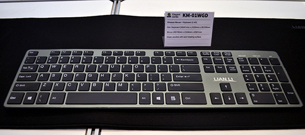 Клавиатура Lian Li в алюминиевом корпусе