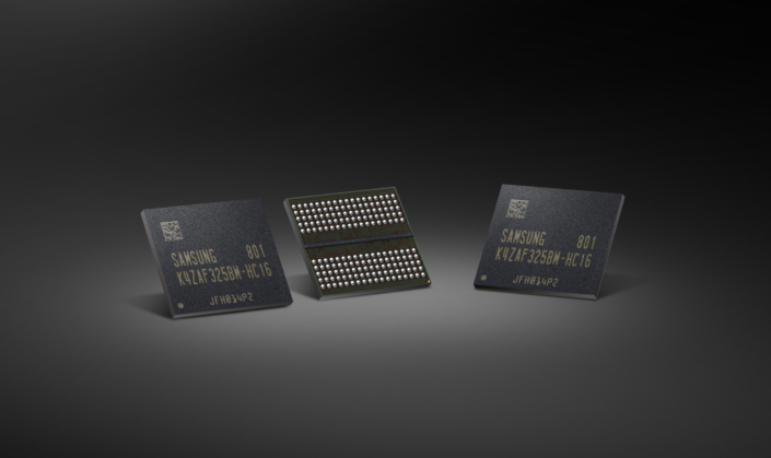 Samsung начала массовое производство микросхем GDDR6 плотностью 16 Гбит